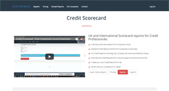 Desktop Screenshot of credit-scorecard.com