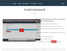 Tablet Screenshot of credit-scorecard.com